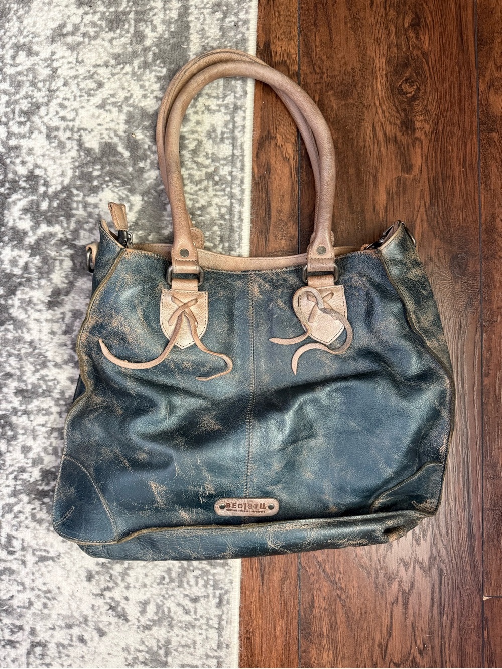 Bedstu Bruna Bag Dark Teal Lux Color - Picture 2 of 5
